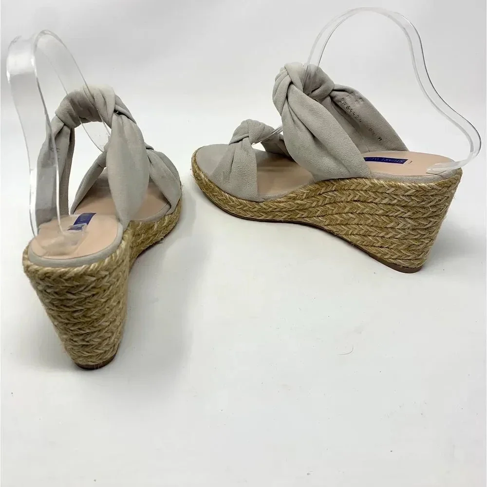 Stuart Weitzman Sarina‎ Espadrille Wedge Sandals - Picture 7 of 12